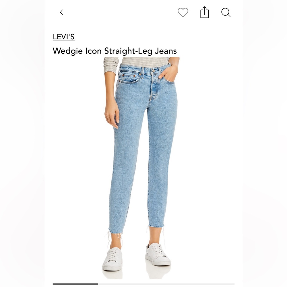 Levi’s Wedgie Icon Straight-Leg Jeans. Size 30. NWT - Picture 2 of 10